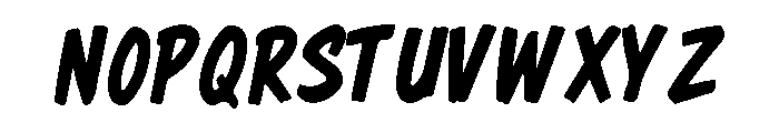 GastoFadena-Regular Font UPPERCASE