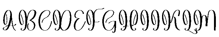 Gastonia Font UPPERCASE