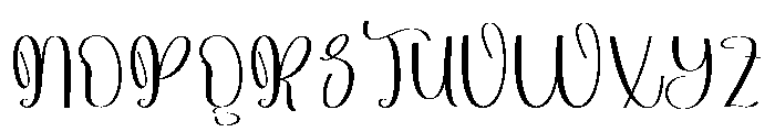Gastonia Font UPPERCASE