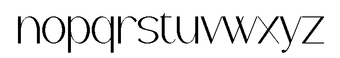 Gastye Font LOWERCASE