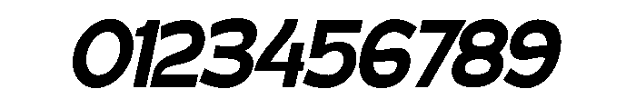 Gatega Bold Italic Font OTHER CHARS