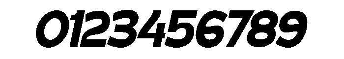 Gatega ExtraBold Italic Font OTHER CHARS