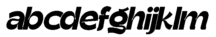 Gatega ExtraBold Italic FONT