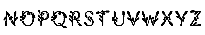 Gates Regular Font UPPERCASE