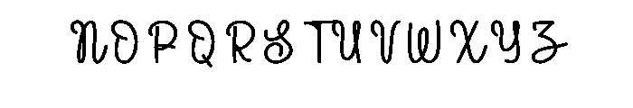 Gateway Signature Font UPPERCASE