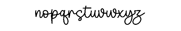Gateway Signature Font LOWERCASE