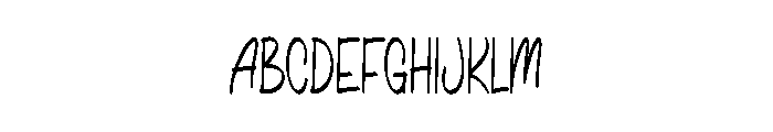Gather Beach Font UPPERCASE