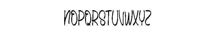 Gather Beach Font LOWERCASE