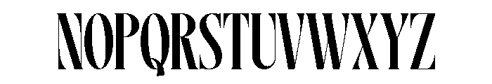 Gathero-Regular Font LOWERCASE