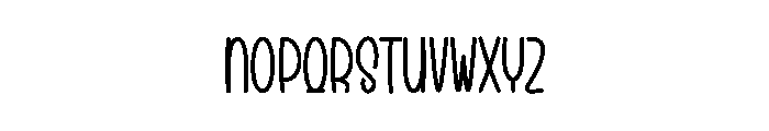 Gathring Font UPPERCASE