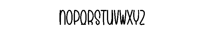 Gathring Font LOWERCASE