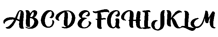 Gatline Hanmoy Regular Font UPPERCASE