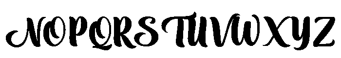 Gatline Hanmoy Regular Font UPPERCASE