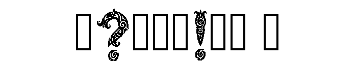 Gauja Regular Font OTHER CHARS