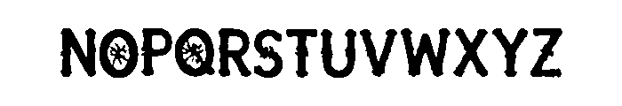 Gauze_and_Ghost Font LOWERCASE