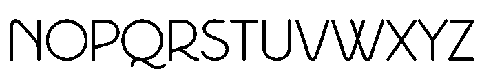 Gavore Regular Font UPPERCASE