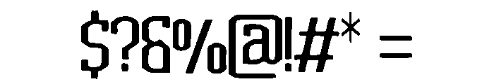 Gayal Font OTHER CHARS
