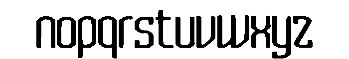 Gayal Font LOWERCASE