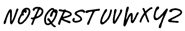 Gayalie Swimwear Script Regular Font UPPERCASE