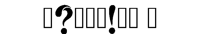 Gaye Regular Font OTHER CHARS