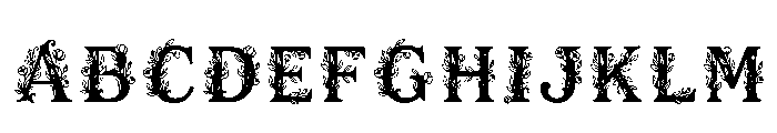 Gazania Regular Font UPPERCASE