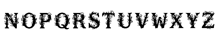 Gazania Regular Font LOWERCASE