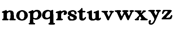 Gazania Font LOWERCASE