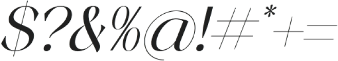 GAELA Italic otf (400) Font OTHER CHARS