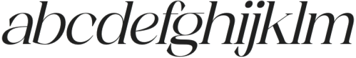 GAELA Italic otf (400) Font LOWERCASE