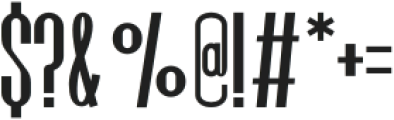 GAEROS Regular otf (400) Font OTHER CHARS
