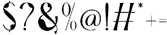 GAIA Regular otf (400) Font OTHER CHARS