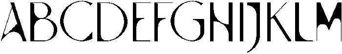 GAIA Regular otf (400) Font UPPERCASE