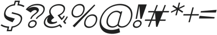 GALVIC Italic otf (400) Font OTHER CHARS