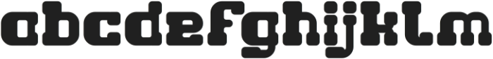 GAME ROBOT Bold otf (700) Font LOWERCASE