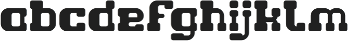 GAME ROBOT otf (400) Font LOWERCASE