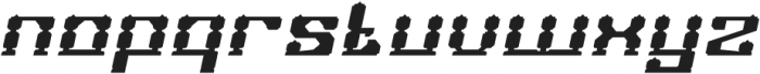 GAMER Bold Italic otf (700) Font LOWERCASE