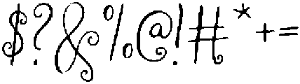 GARDEN WHISPER CURLY Regular otf (400) Font OTHER CHARS