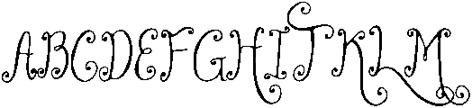 GARDEN WHISPER Regular otf (400) Font UPPERCASE