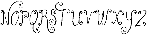 GARDEN WHISPER Regular otf (400) Font UPPERCASE