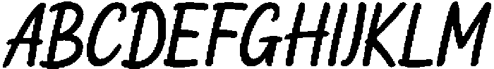 GARTTEN-Regular otf (400) Font UPPERCASE