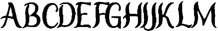 Gaba ttf (400) Font UPPERCASE