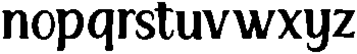 Gaba ttf (400) Font LOWERCASE