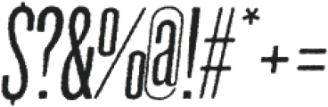 Gabe Rough Italic otf (400) Font OTHER CHARS