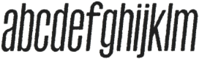 Gabe Rough Italic otf (400) Font LOWERCASE