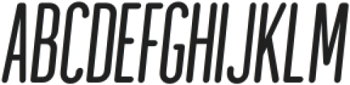 Gabe Rounded Italic otf (400) Font UPPERCASE