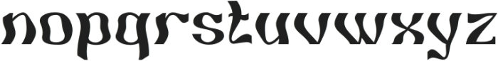 Gaberto Regular otf (400) Font LOWERCASE