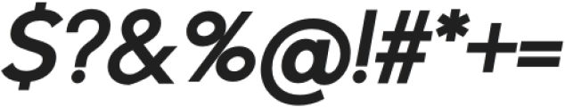 Gabiant ExtraBold Italic otf (700) Font OTHER CHARS