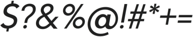 Gabiant-Italic otf (400) Font OTHER CHARS