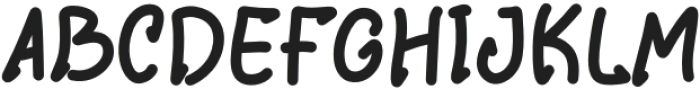 Gabilo Display Regular otf (400) Font UPPERCASE