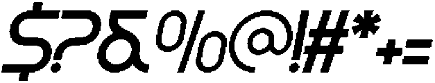 Gabio Oblique otf (400) Font OTHER CHARS